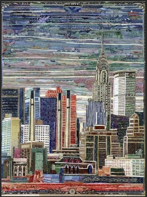 Картины из советских денег и не только искусство,творчество,картины из денег, рубли,СССР