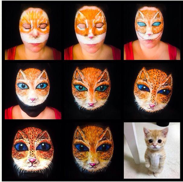 Впечатляющие трансформации при помощи макияжа от талантливого визажиста Марии Мэлоун Maria Malone-Guerbaa Мария Мэлоун-Герба. макияж, трансформация