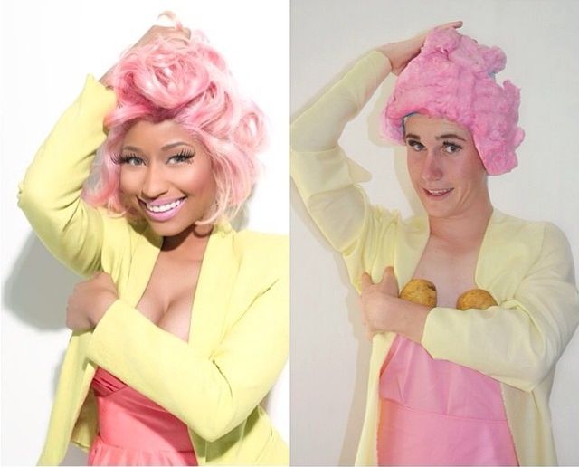 Парень смешно воссоздает фотографии знаменитостей у себя дома воссоздает фото знаменитостей, повторяет фотографии звезд, WaveRider