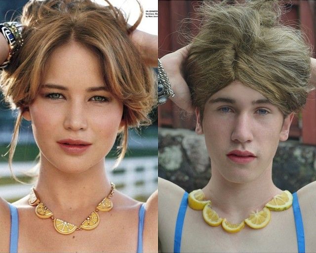 Парень смешно воссоздает фотографии знаменитостей у себя дома воссоздает фото знаменитостей, повторяет фотографии звезд, WaveRider