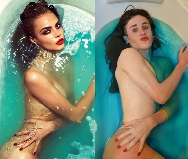 Парень смешно воссоздает фотографии знаменитостей у себя дома воссоздает фото знаменитостей, повторяет фотографии звезд, WaveRider