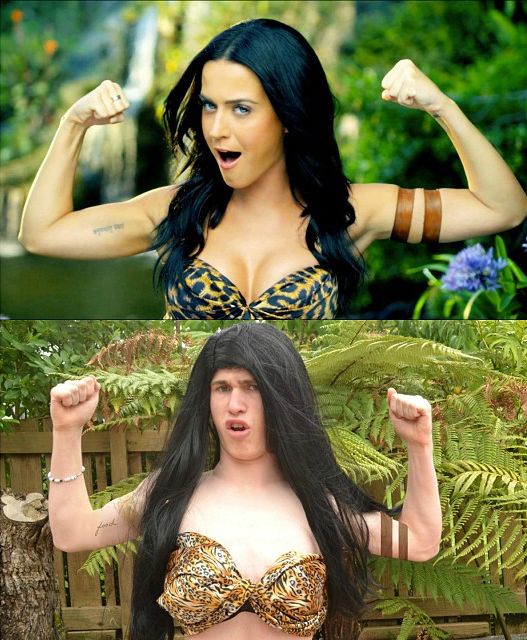 Парень смешно воссоздает фотографии знаменитостей у себя дома воссоздает фото знаменитостей, повторяет фотографии звезд, WaveRider