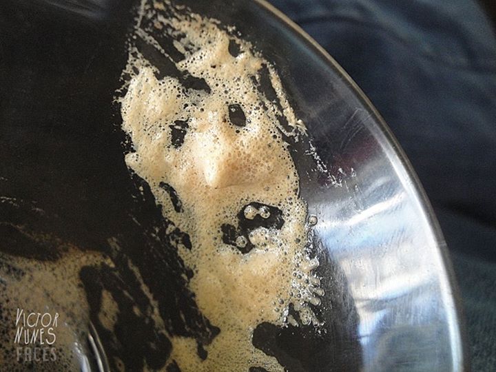 Художник создаёт милые, смешные и пугающие лица из всего, что он ест Виктор Нуньес, Victor Nunes faces, лица еда