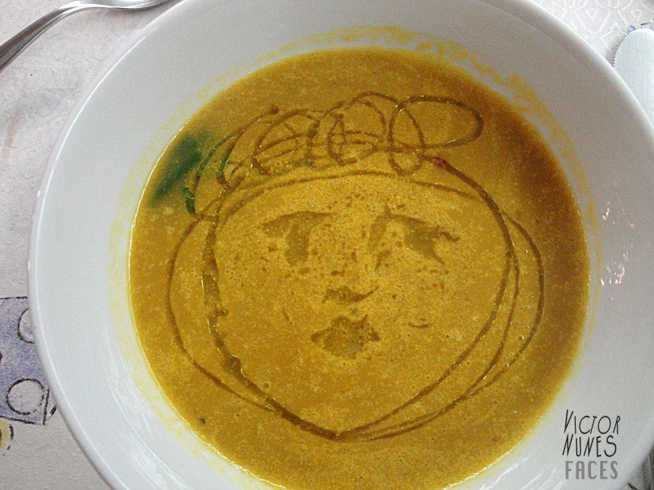 Художник создаёт милые, смешные и пугающие лица из всего, что он ест Виктор Нуньес, Victor Nunes faces, лица еда