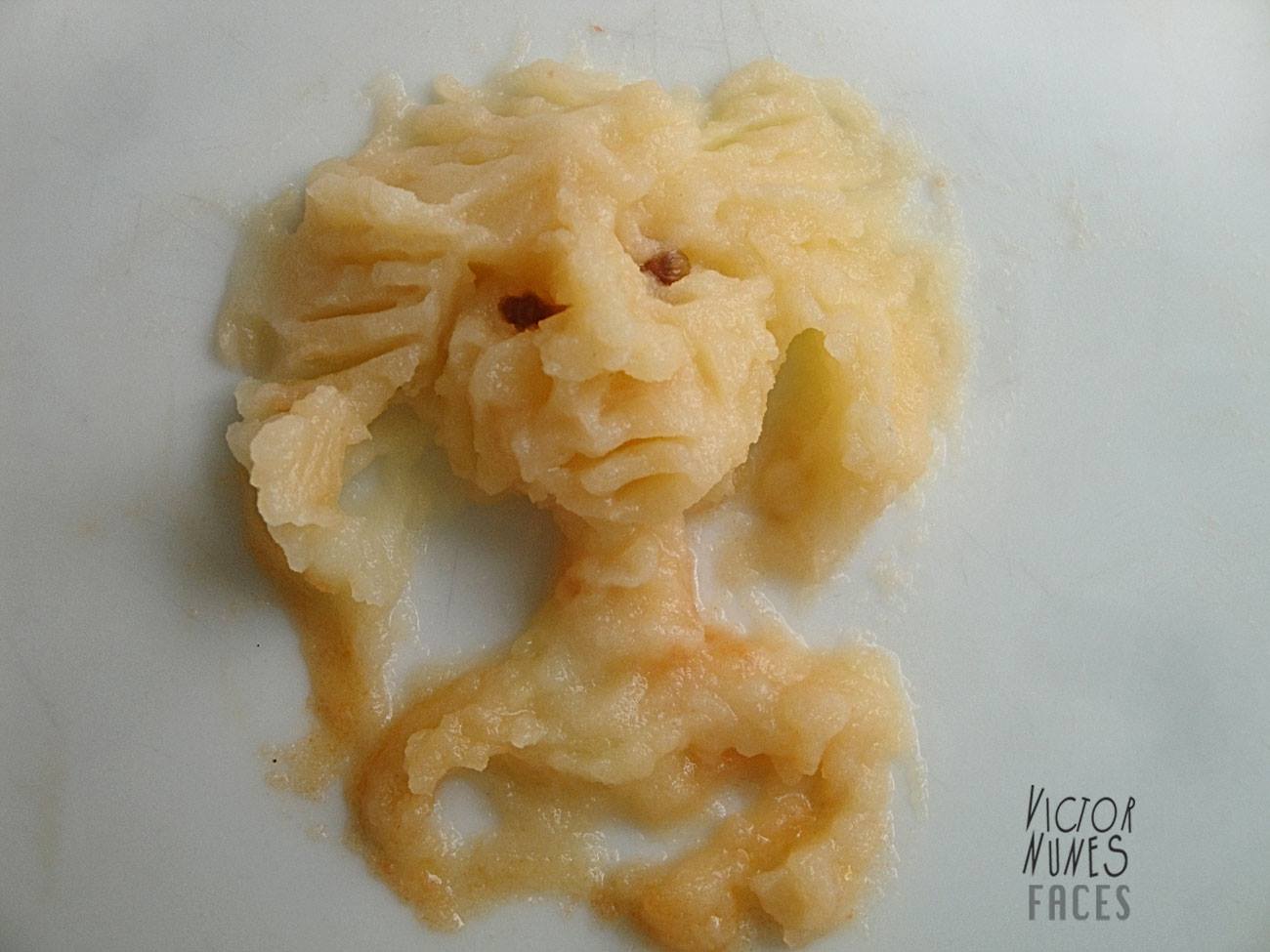 Художник создаёт милые, смешные и пугающие лица из всего, что он ест Виктор Нуньес, Victor Nunes faces, лица еда