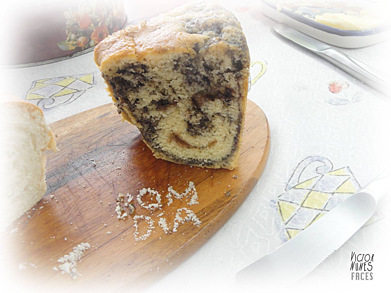 Художник создаёт милые, смешные и пугающие лица из всего, что он ест Виктор Нуньес, Victor Nunes faces, лица еда