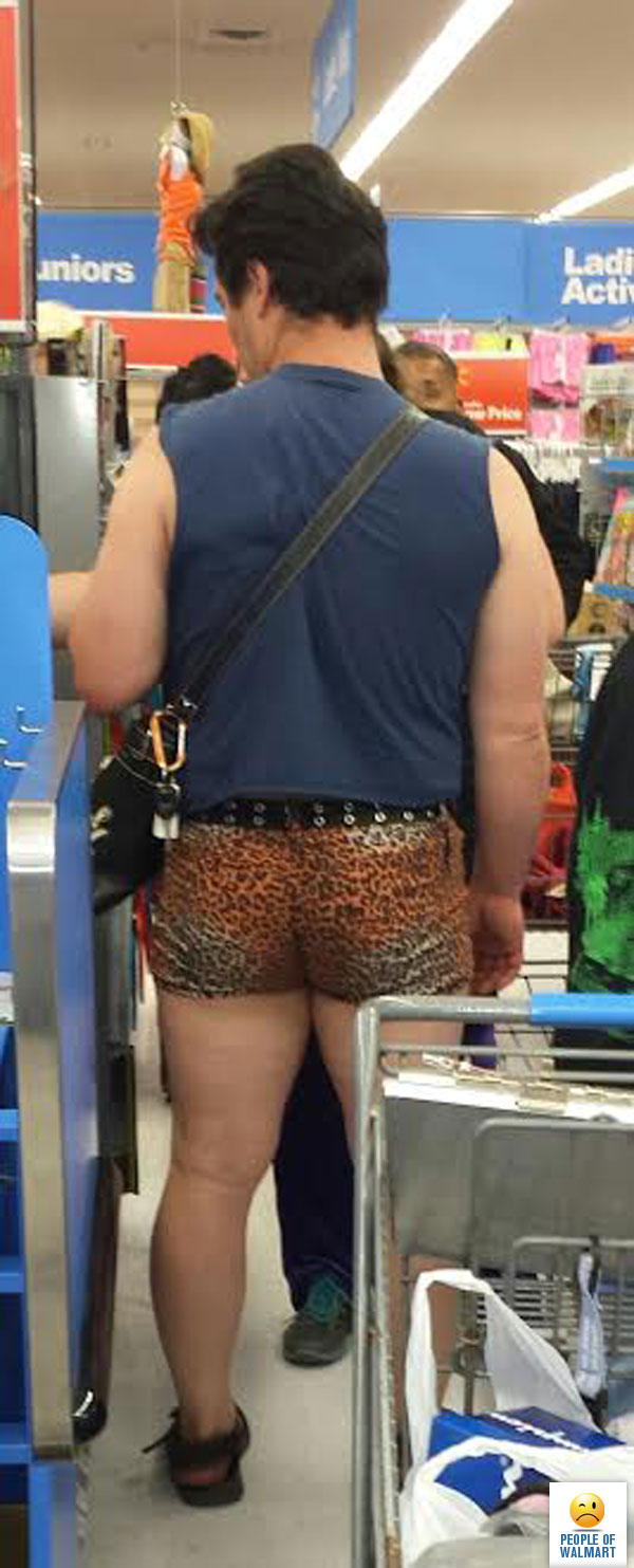 Сумасшедшие наряды странных посетителей американских супермаркетов people of walmart, американцы в супермаркете, Сумасшедшие наряды американцев