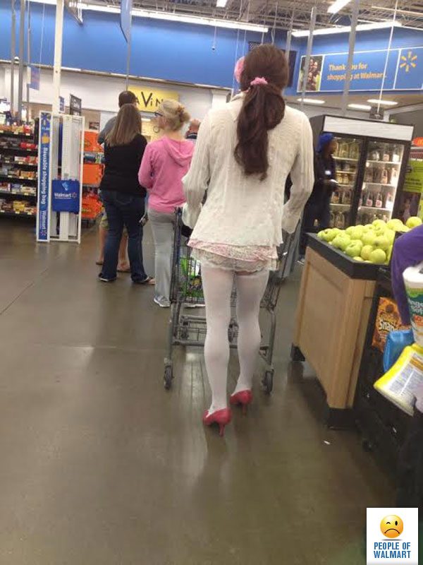 Сумасшедшие наряды странных посетителей американских супермаркетов people of walmart, американцы в супермаркете, Сумасшедшие наряды американцев