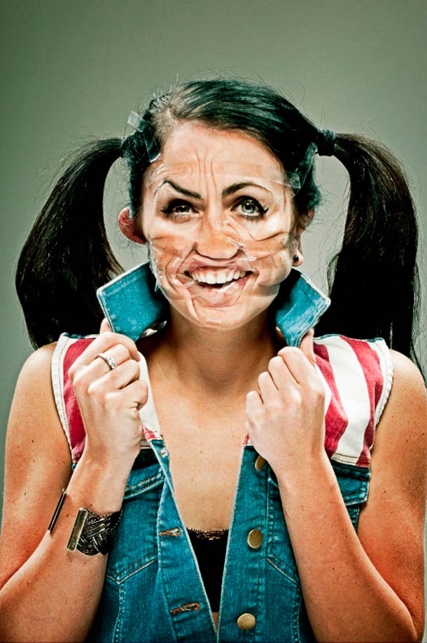 Лица во власти скотча Лица, скотч, фотограф, Уэс Наман, Wes Naman