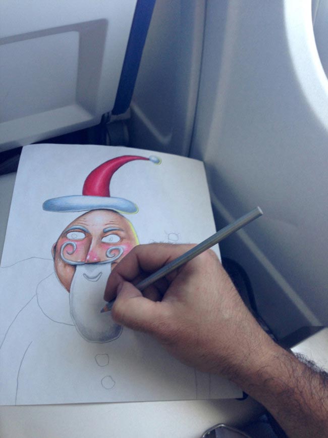 Талантливый папа превращает каракули своих детей в красочные иллюстрации папа превращает рисунки своих детей в иллюстрации, Фред Джиованитти, Fred Giovannitti