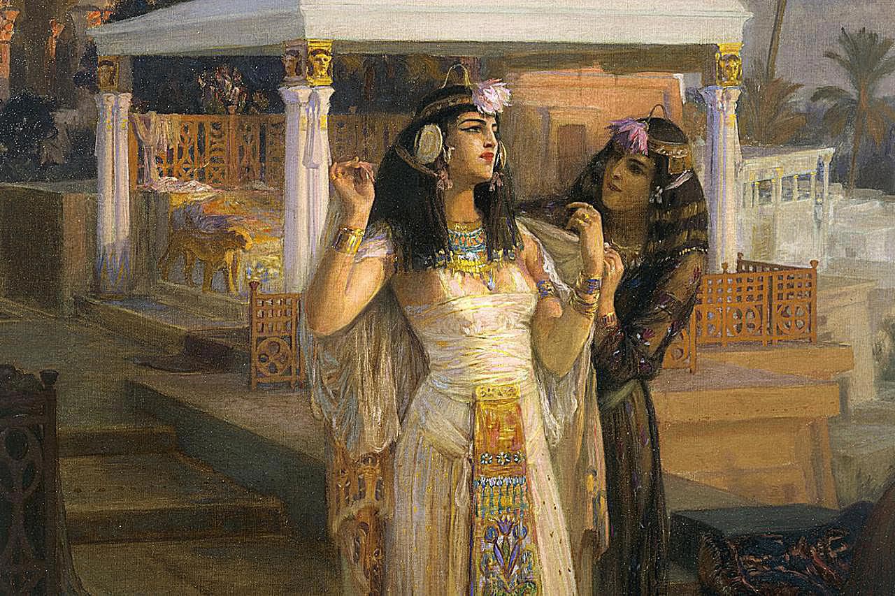 Сама египетская сила помогла мужику выебать зрелую Клеопатру