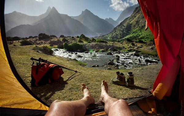 Утренние виды из палатки, Олег Григорьев фотограф