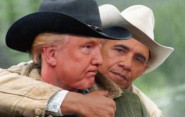 рукопожатие Трампа и Обамы фотожабы, рукопожатие Трампа и Обамы битва фотошоперов