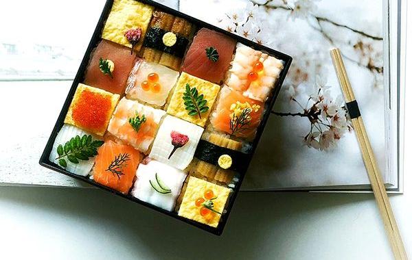 Мозаика из суши, мозаичные суши
