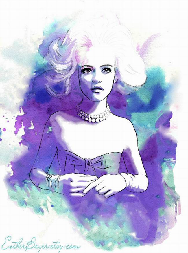 Девушки, Esther Bayer, художник, картины