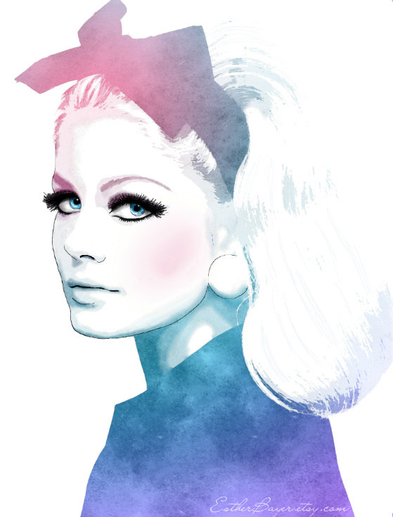 Девушки, Esther Bayer, художник, картины