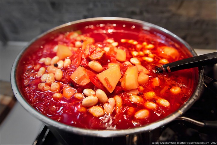 Рецепт аппетитного борща. Готовим сами Рецепт аппетитного борща. Готовим сами