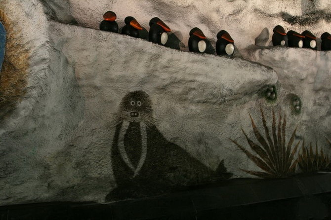 Самая длинная художественная галерея в мире. Метро Стокгольма.