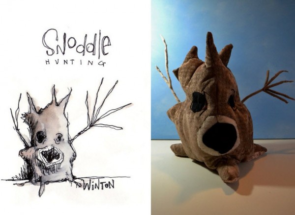 Игрушки по эскизам детских рисунков