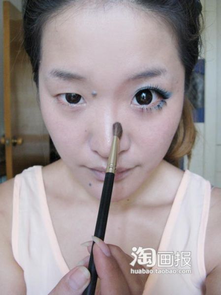 Из чудовища - в красавицу. Чудеса китайского макияжа. 