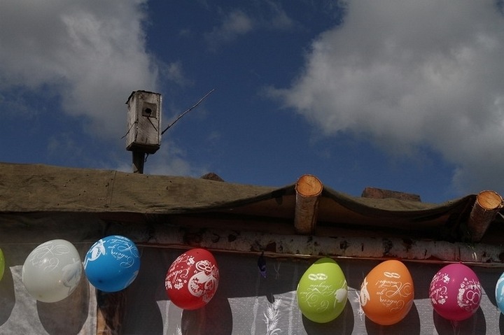 Свадьба в обычной русской деревне