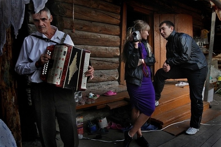 Свадьба в обычной русской деревне