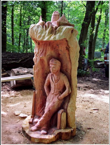 Новая жизнь срубленных деревьев от художника Томми Краггса Новая жизнь срубленных деревьев от художника Томми Краггса