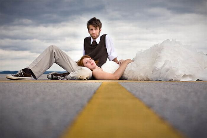 Оригинальные свадебные фото