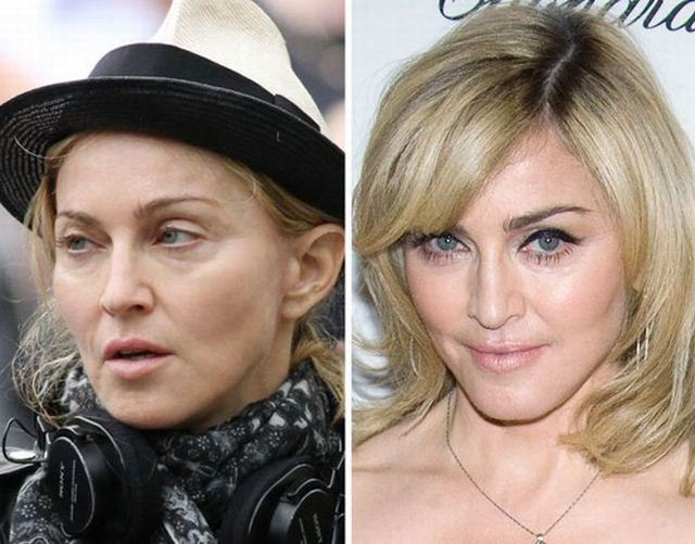 Звёзды тоже люди Звезды, модели, без макияжа