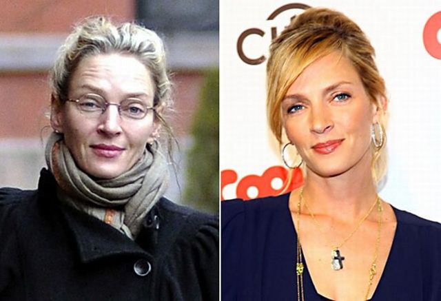 Звёзды тоже люди Звезды, модели, без макияжа