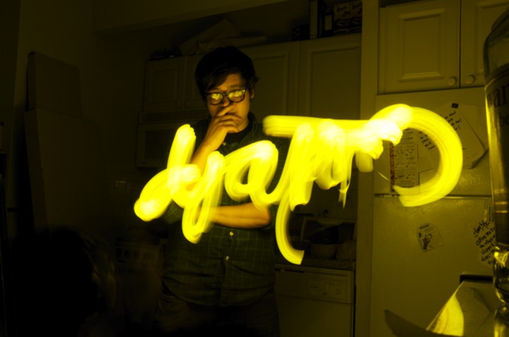 Рисование светом. Техника в стиле фризлайт