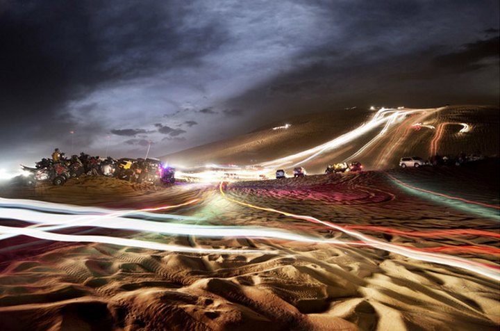 Рисование светом. Техника в стиле фризлайт