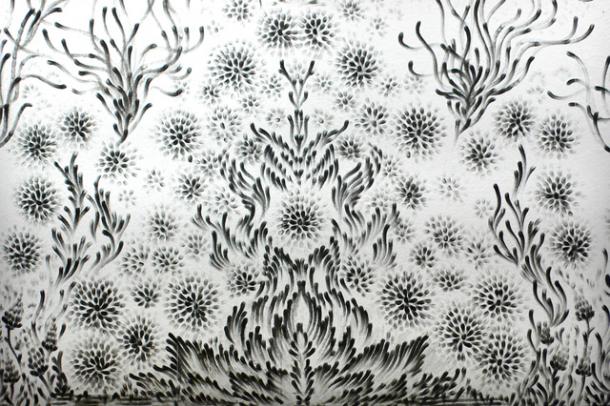 Картины нарисованные отпечатками пальцев от Джудит Браун Картины нарисованные отпечатками пальцев от Джудит Браун