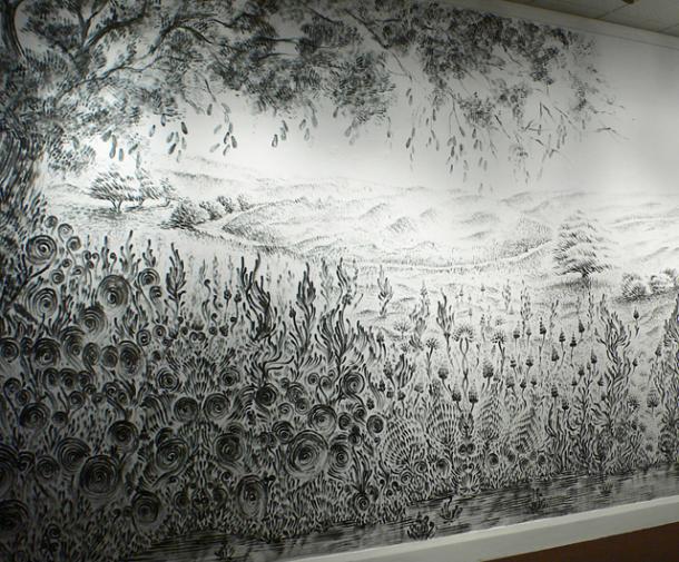 Картины нарисованные отпечатками пальцев от Джудит Браун Картины нарисованные отпечатками пальцев от Джудит Браун