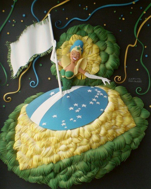 Бумажное творчество от Карлоса Мейра