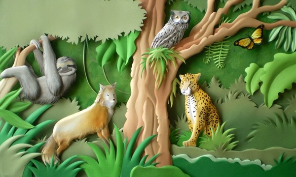 Бумажное творчество от Карлоса Мейра