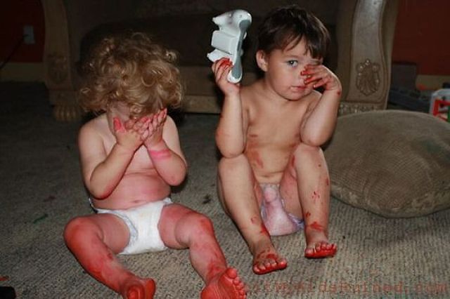 Дети хулиганы, проделки детей