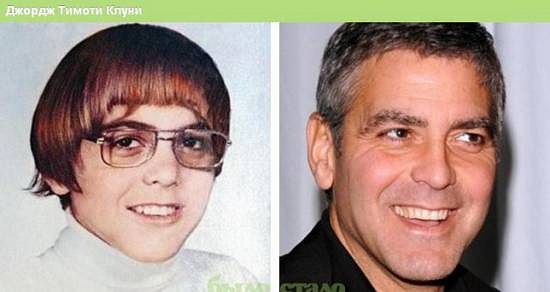 Знаменитости в детстве и сейчас