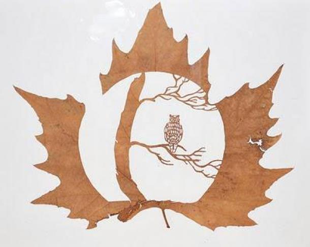 Резьба по листьям от испанского художника Лоренцо Дюрана