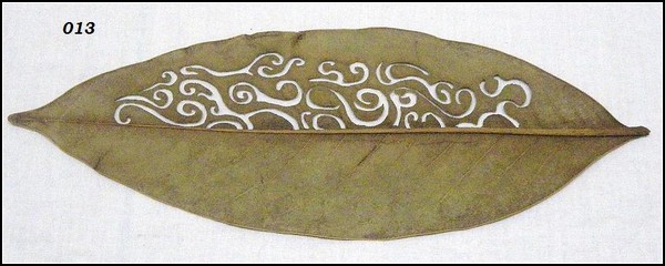 Резьба по листьям от испанского художника Лоренцо Дюрана