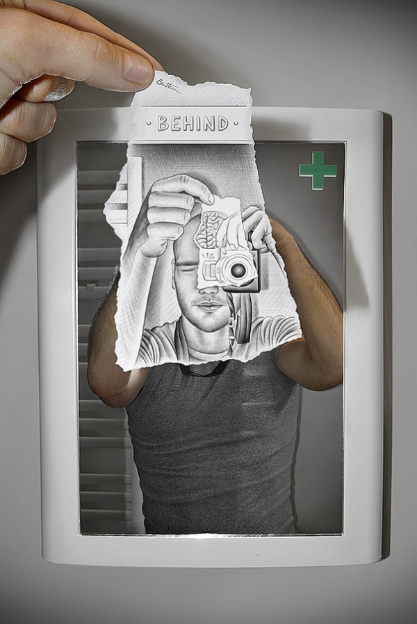 Бен Гейне - карандаш против камеры