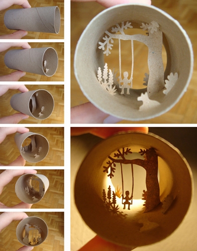 Жизнь внутри туалетной бумаги от Анастасии Элиас