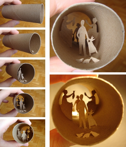 Жизнь внутри туалетной бумаги от Анастасии Элиас