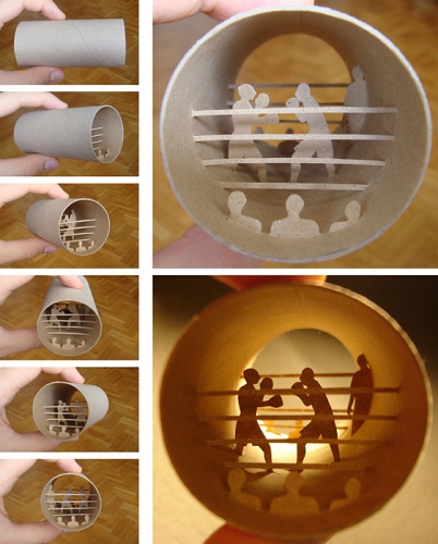 Жизнь внутри туалетной бумаги от Анастасии Элиас