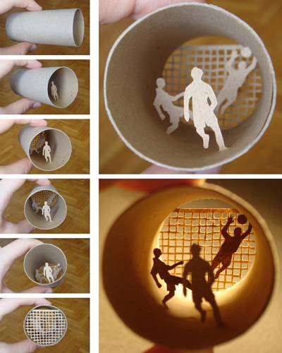 Жизнь внутри туалетной бумаги от Анастасии Элиас