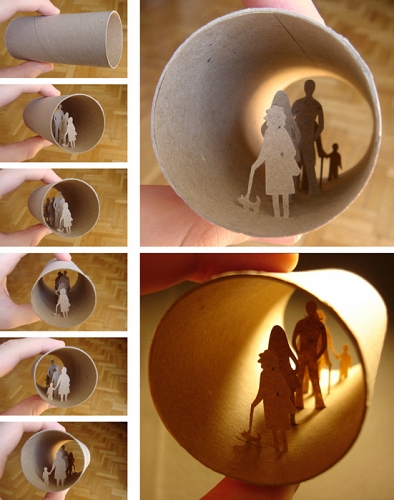 Жизнь внутри туалетной бумаги от Анастасии Элиас