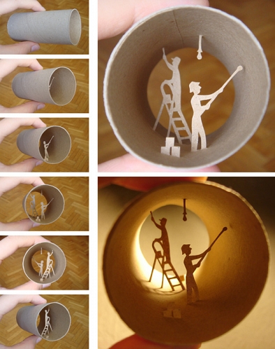 Жизнь внутри туалетной бумаги от Анастасии Элиас