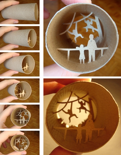 Жизнь внутри туалетной бумаги от Анастасии Элиас