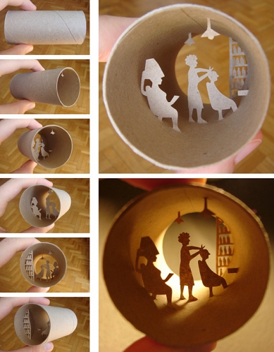 Жизнь внутри туалетной бумаги от Анастасии Элиас