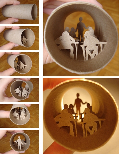 Жизнь внутри туалетной бумаги от Анастасии Элиас